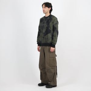 Tech Sports Crew - Black/Olive