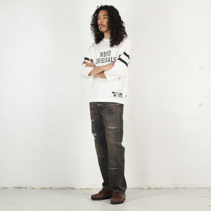 Football LS Shirt - White