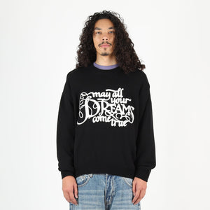 Manifestation Sweater - Black