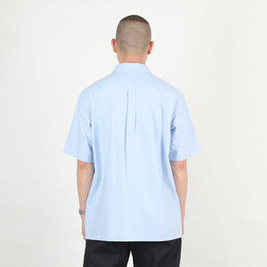 SS Button Up Shirt Baggy - Blue