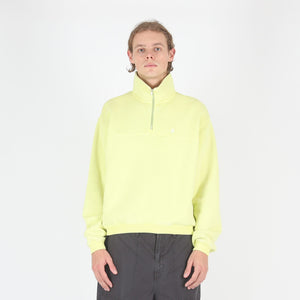 FLEECE ZIP MOCK