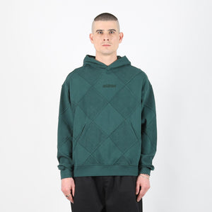Diamond Terry Hooded Sweatshirt - Forest