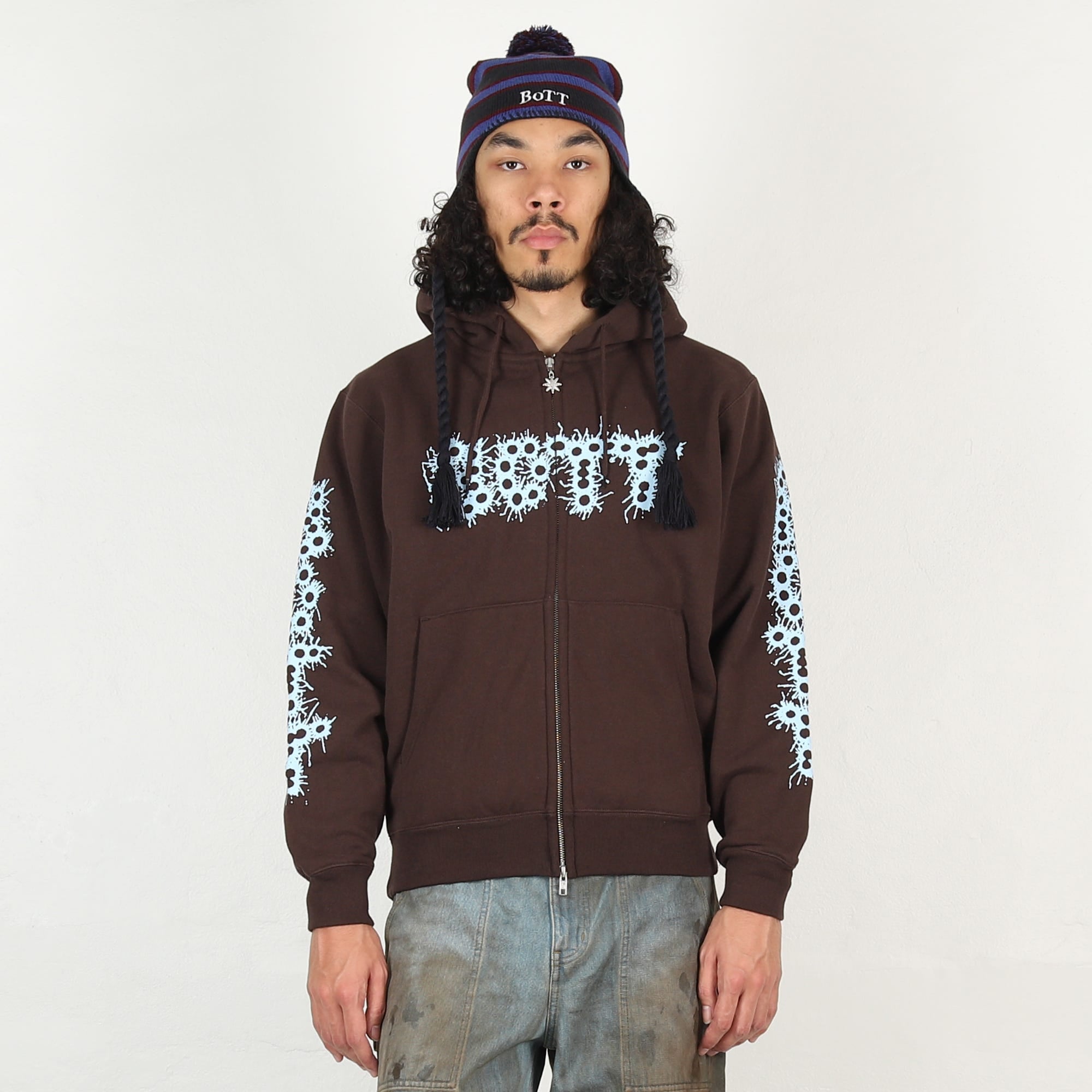 Bang Logo Zip Hoodie - Brown – Supply Store