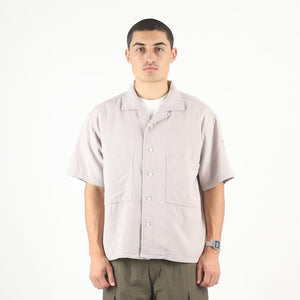 Soft CW SS Open Shirt - Grey