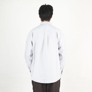 Kennedy's Oxford LS Stripe Shirt - Blue