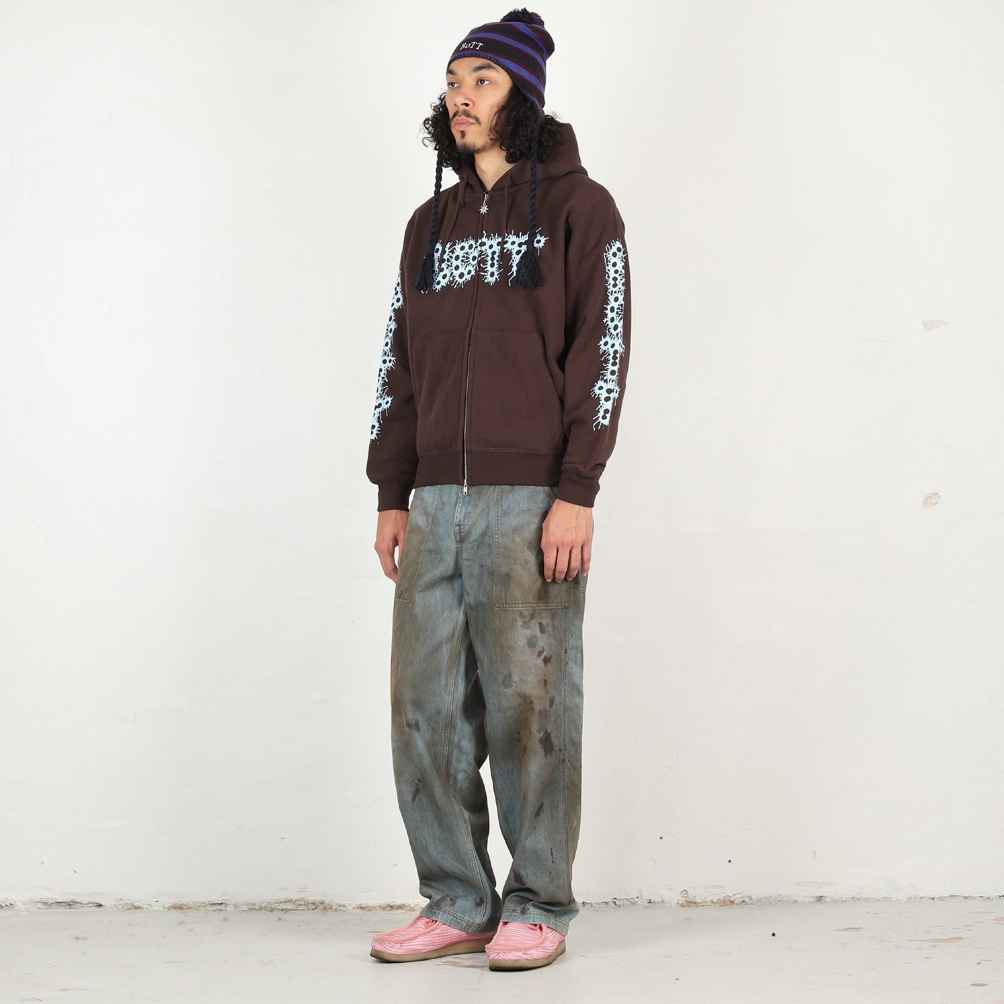 Bang Logo Zip Hoodie - Brown – Supply Store