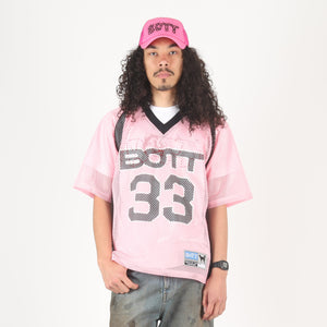 Mesh Football Shirt - Pink