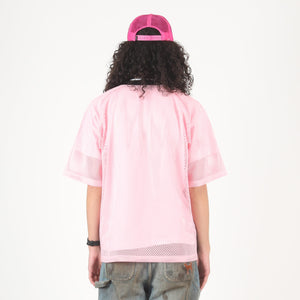Mesh Football Shirt - Pink