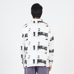 996HK Gauze Shirt - White