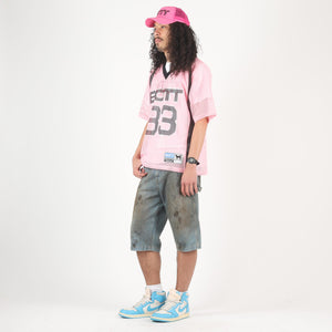 Mesh Football Shirt - Pink