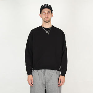 Solid Loose Crewneck - Black