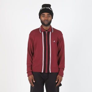Full Zip Sweater - Merlot