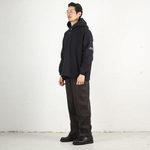 Mole Hooded LS Shirt - Black