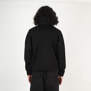 6100031 Zip Up Cardigan - Black