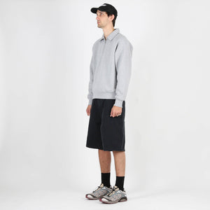 FLEECE RAGLAN ZIP MOCK