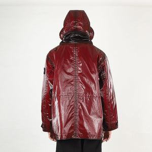 4100079 Short Parka - Bordeaux