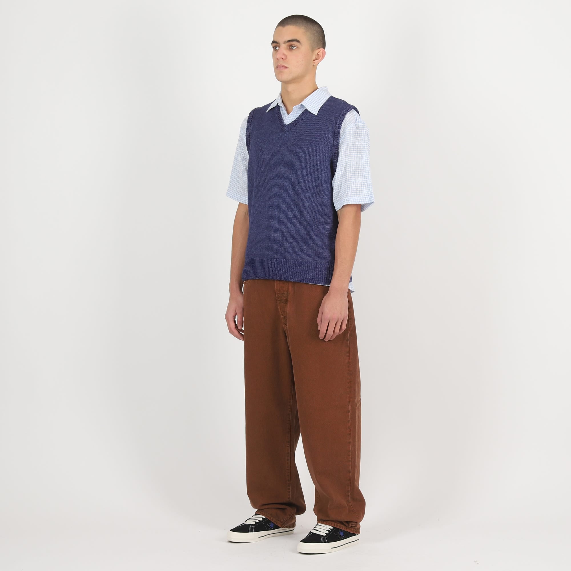 LOOSE KNIT LINEN VEST – Supply Store