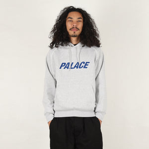 Line It Up Hood - Grey Marl