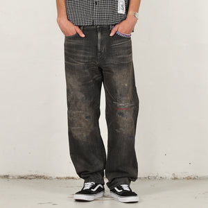 Savage Denim DP Basic Pants - Black