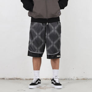 Cross Plaid Shorts - Grey/Black