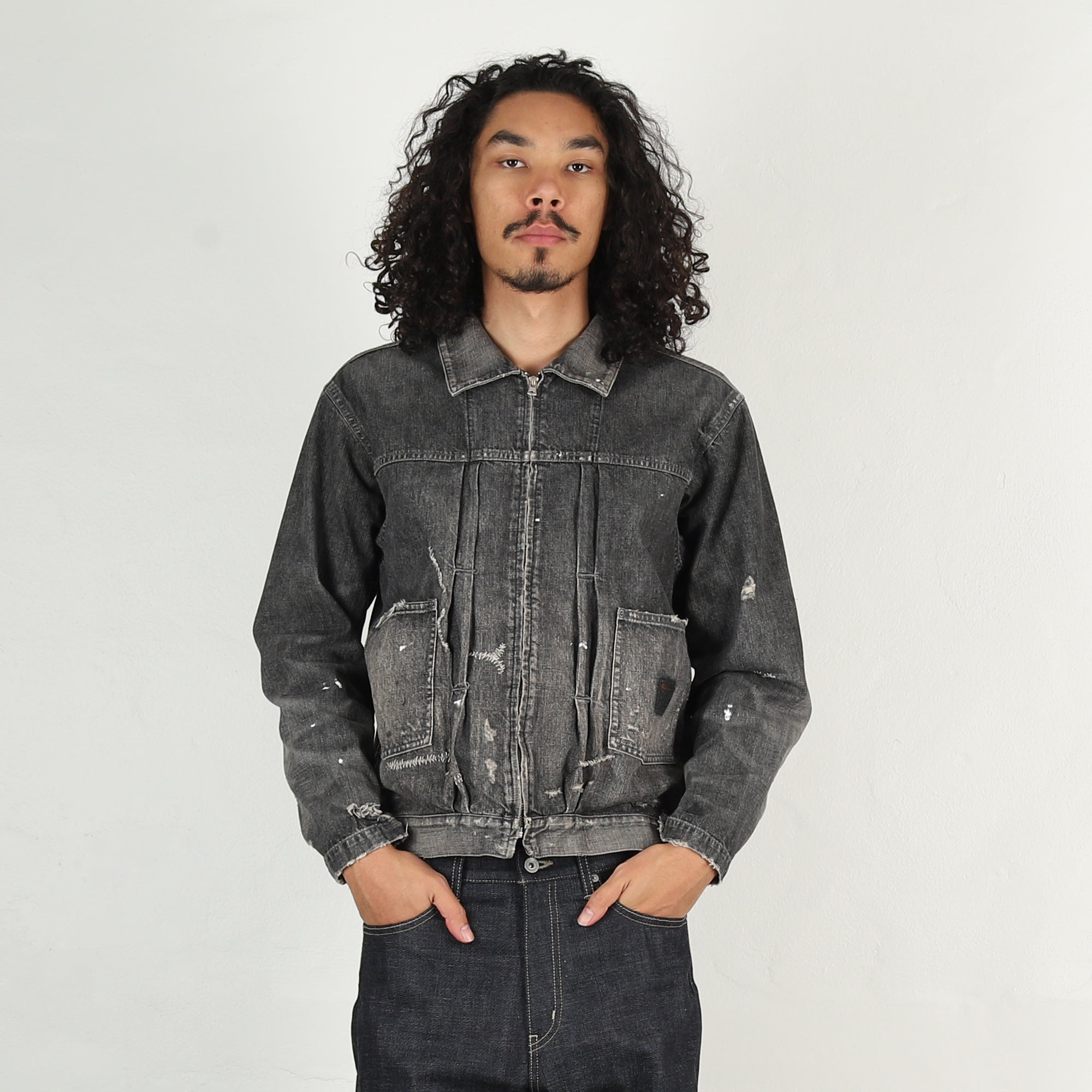 Savage LW Denim Zip Jacket - Black – Supply Store