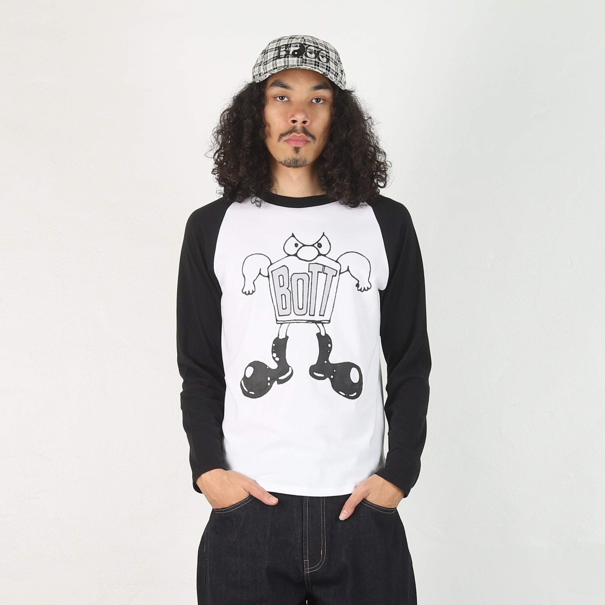 Big Boots Raglan L/S T-Shirt - White – Supply Store