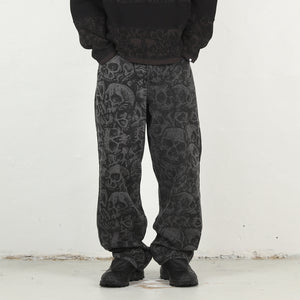 BB Skulls Denim Pant - Skull