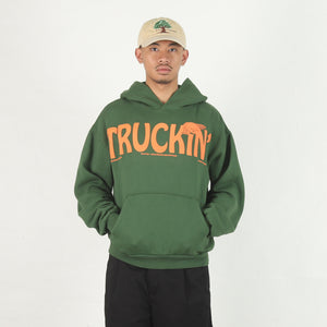 Truckin' Hoodie - Dark Green