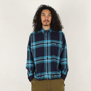 Surplus Flannel Shirt - Navy
