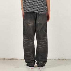 Savage Denim DP Basic Pants - Black