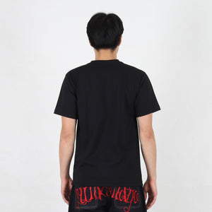 Color Camo College T-Shirt - Black