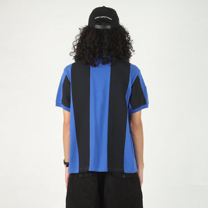 Polo Jersey - Blue Stripe