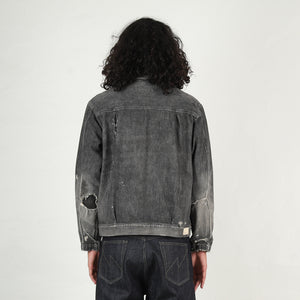 Savage LW Denim Zip Jacket - Black