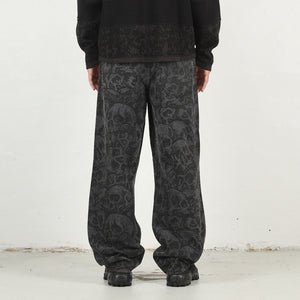 BB Skulls Denim Pant - Skull