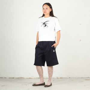 Herringbone Work Shorts - Navy