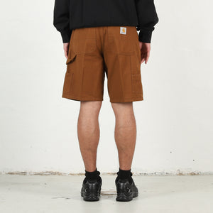 Double Knee Short - Hamilton Brown rinsed