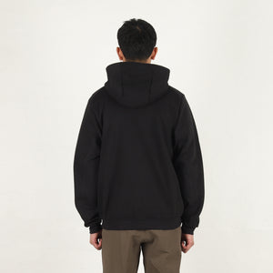Emblem Fleece Full-Zip Hoody - Black
