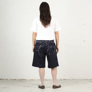 Herringbone Work Shorts - Navy