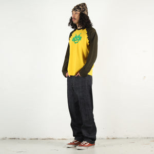 Pixel Raglan L/S - Yellow