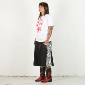 W' ABC Camo Big Baby Milo T-Shirt - White/Pink