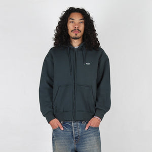 Thermal Bonded Zip Hood Racey Green