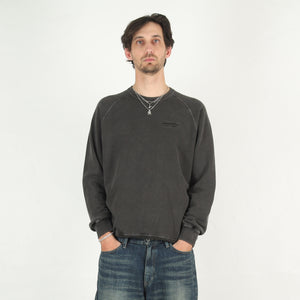 Pigment Dyed LS Sweatshirt - Black