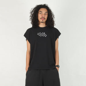 Jordan x IH Stars Cut Off T-Shirt - Black