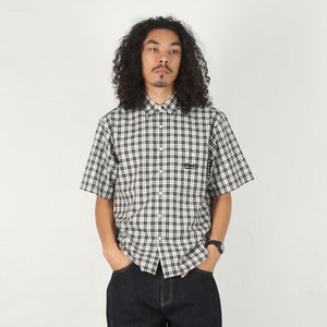 Plaid S/S Shirt - Black