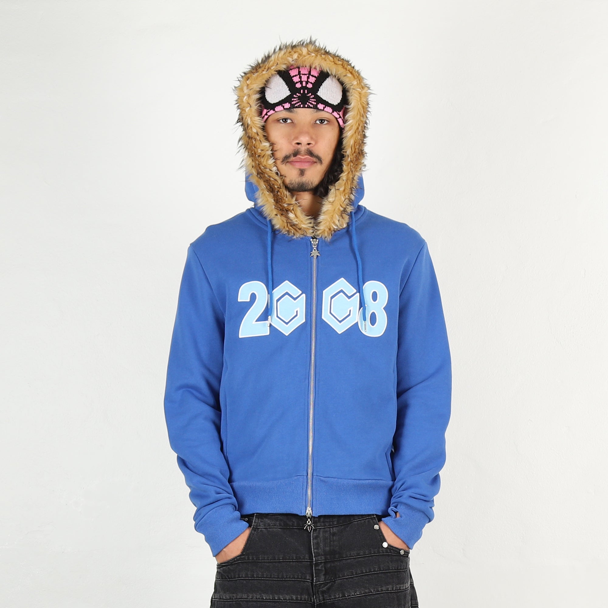 8Cube Fur Zip Up - Royal – Supply Store