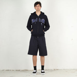 Herringbone Work Shorts - Navy
