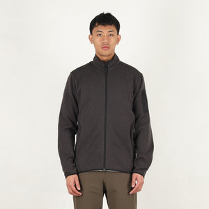 Covert Cardigan - Black Heather