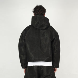 XT Denim Jacket - Black/Antique Silver