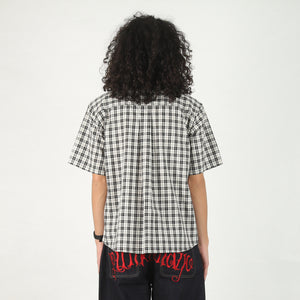 Plaid S/S Shirt - Black