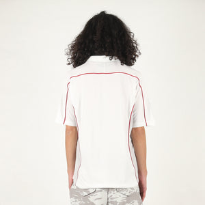 Palace Golf Mesh Polo - White